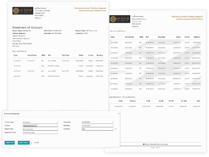 Statement of accounts