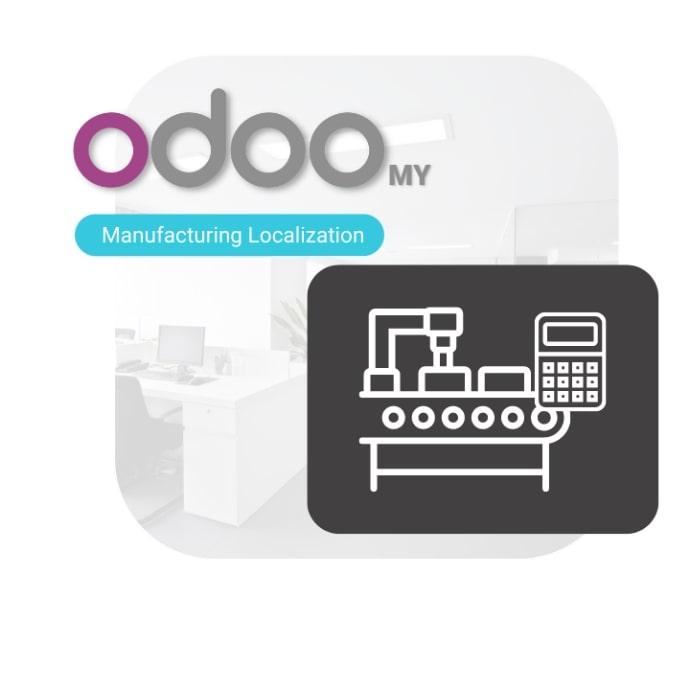Production direct/indirect cost Odoo manufacturing localization.