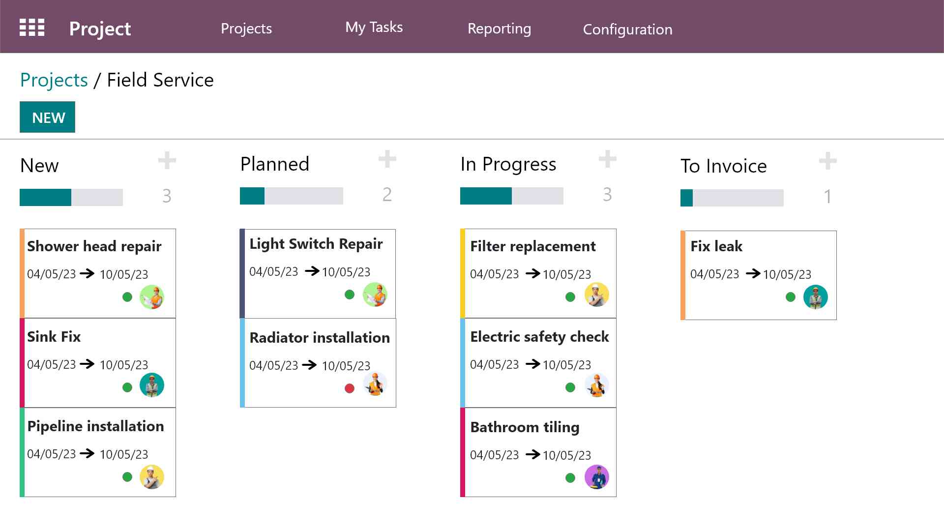 Odoo Project modules