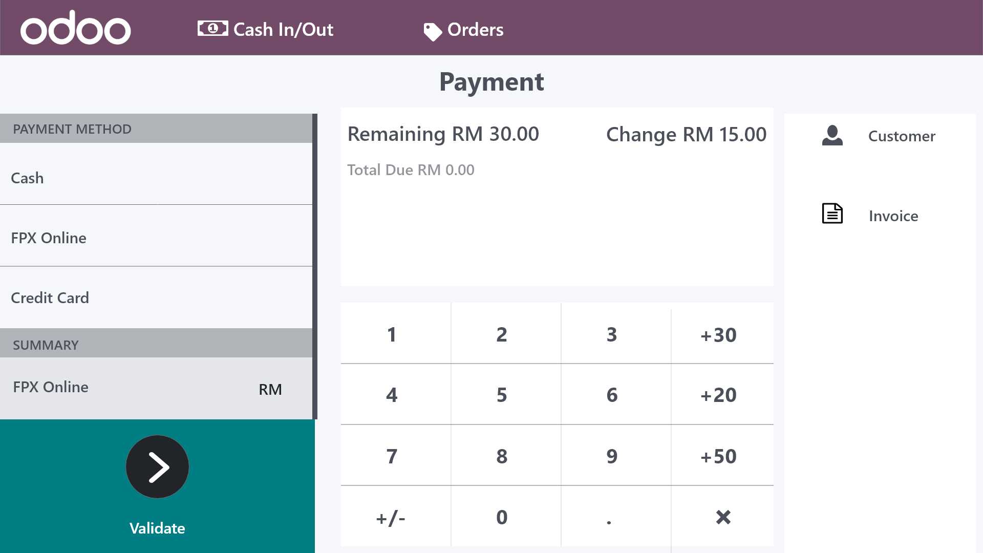 Odoo POS multiple payment gateway.